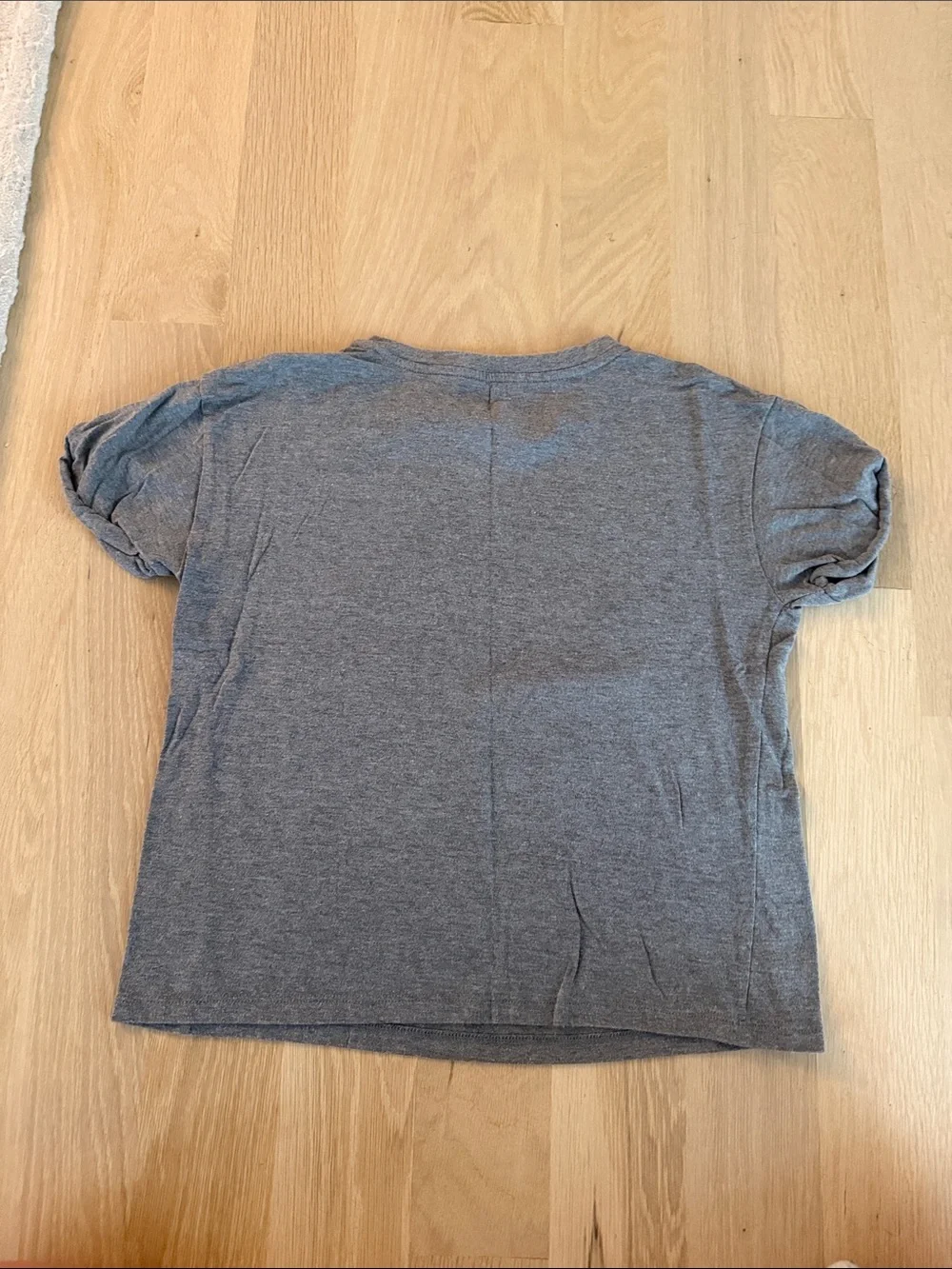 Arizona Jean Company Grey Tee with Tiger Head and Pink Roses
